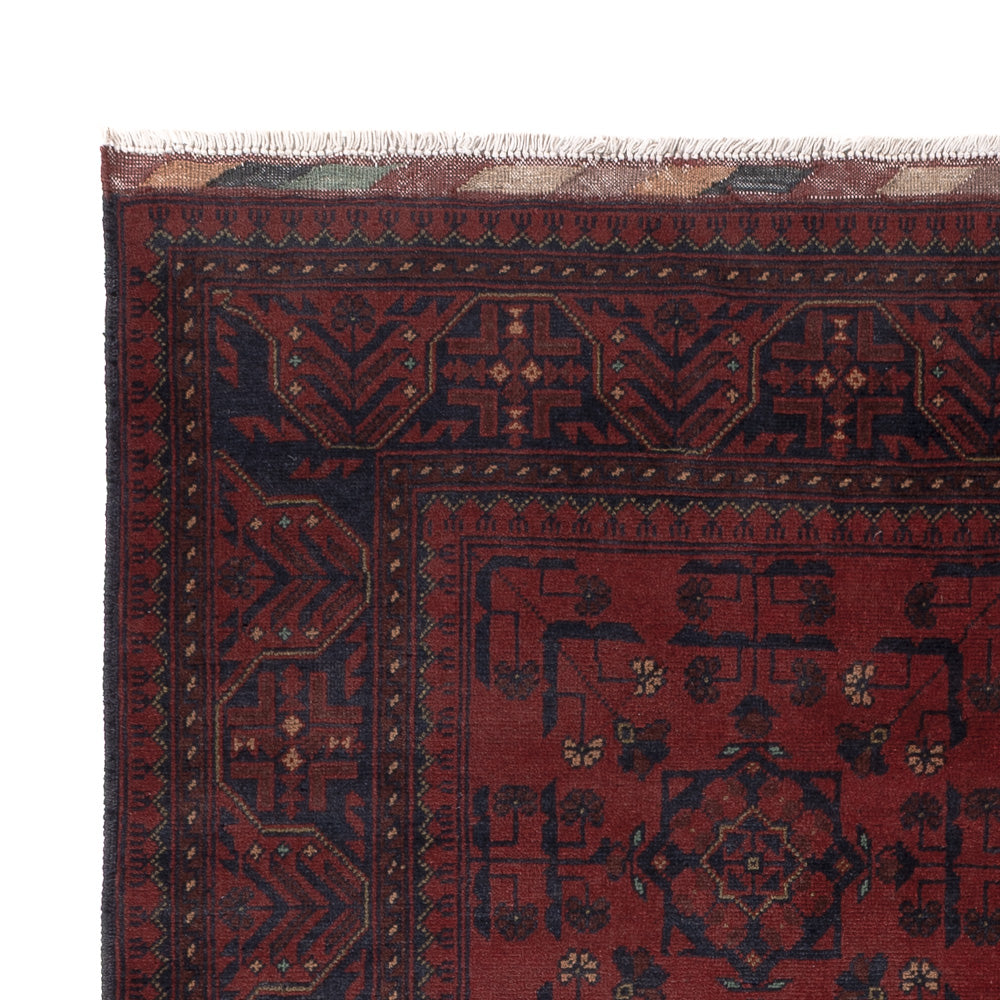 Afghan Rug - Kunduz - 200 x 147 cm - red