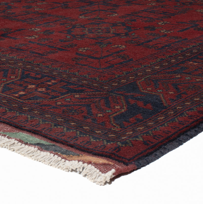 Afghan Rug - Kunduz - 200 x 147 cm - red