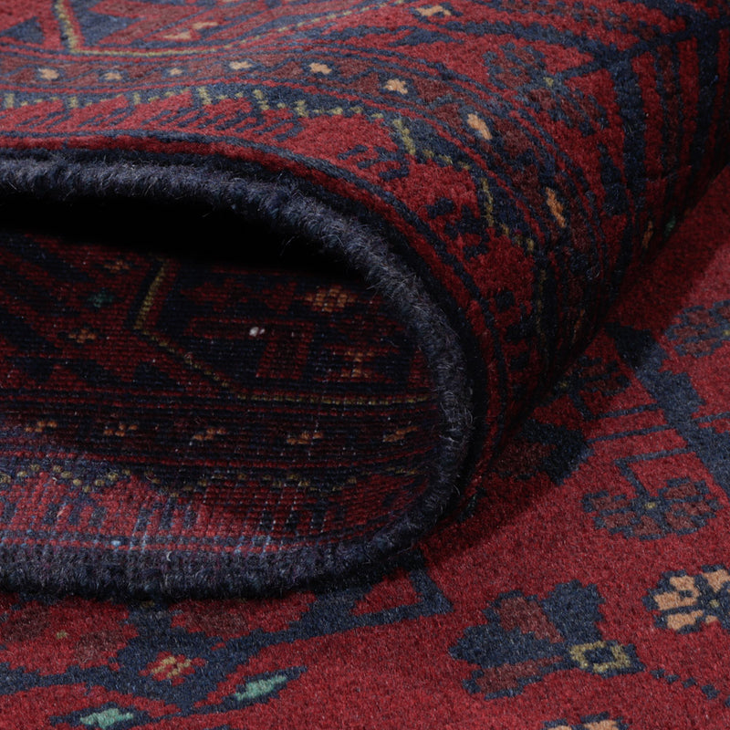 Afghan Rug - Kunduz - 200 x 147 cm - red