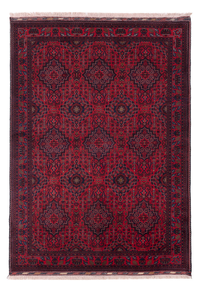 Afghan Rug - Royal - 240 x 169 cm - red