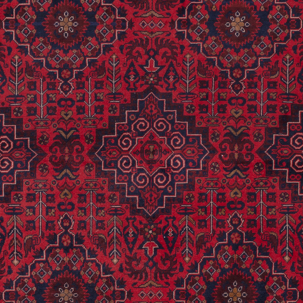 Afghan Rug - Royal - 240 x 169 cm - red