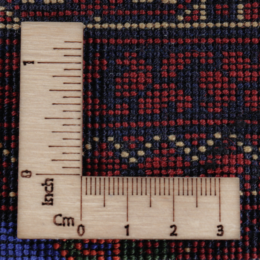 Afghan Rug - Royal - 195 x 151 cm - blue