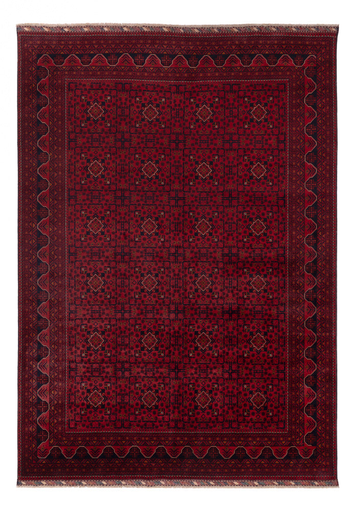 Afghan Rug - Kunduz - Royal - 343 x 247 cm - red