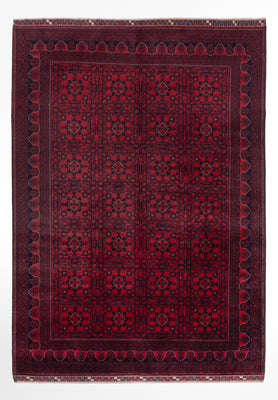 Afghan Rug - Kunduz - 351 x 247 cm - red