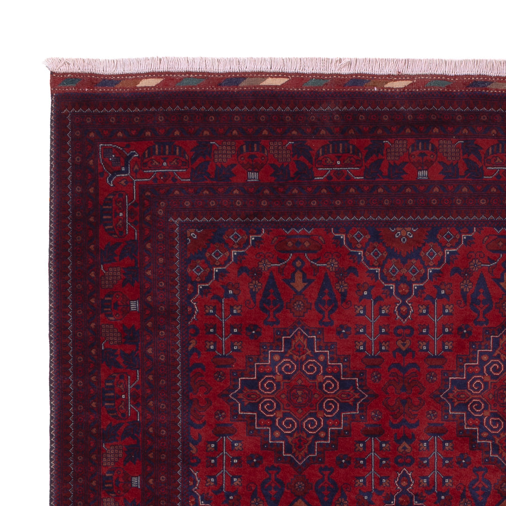 Afghan Rug - Royal - 231 x 167 cm - red