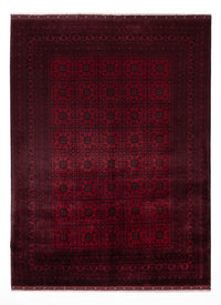 Afghan Rug - Royal - 345 x 252 cm - red