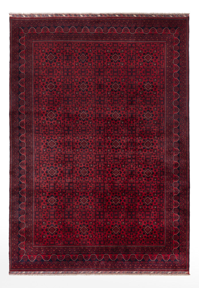 Afghan Rug - Kunduz - 357 x 248 cm - red