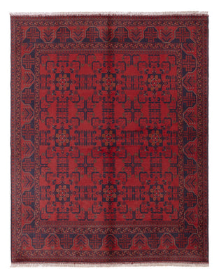Afghan Rug - Kunduz - 224 x 177 cm - red