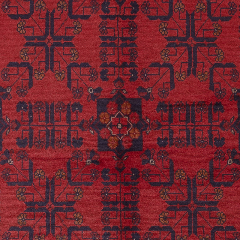 Afghan Rug - Kunduz - 224 x 177 cm - red