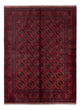 Afghan Teppich - Kunduz - 199 x 150 cm - rot