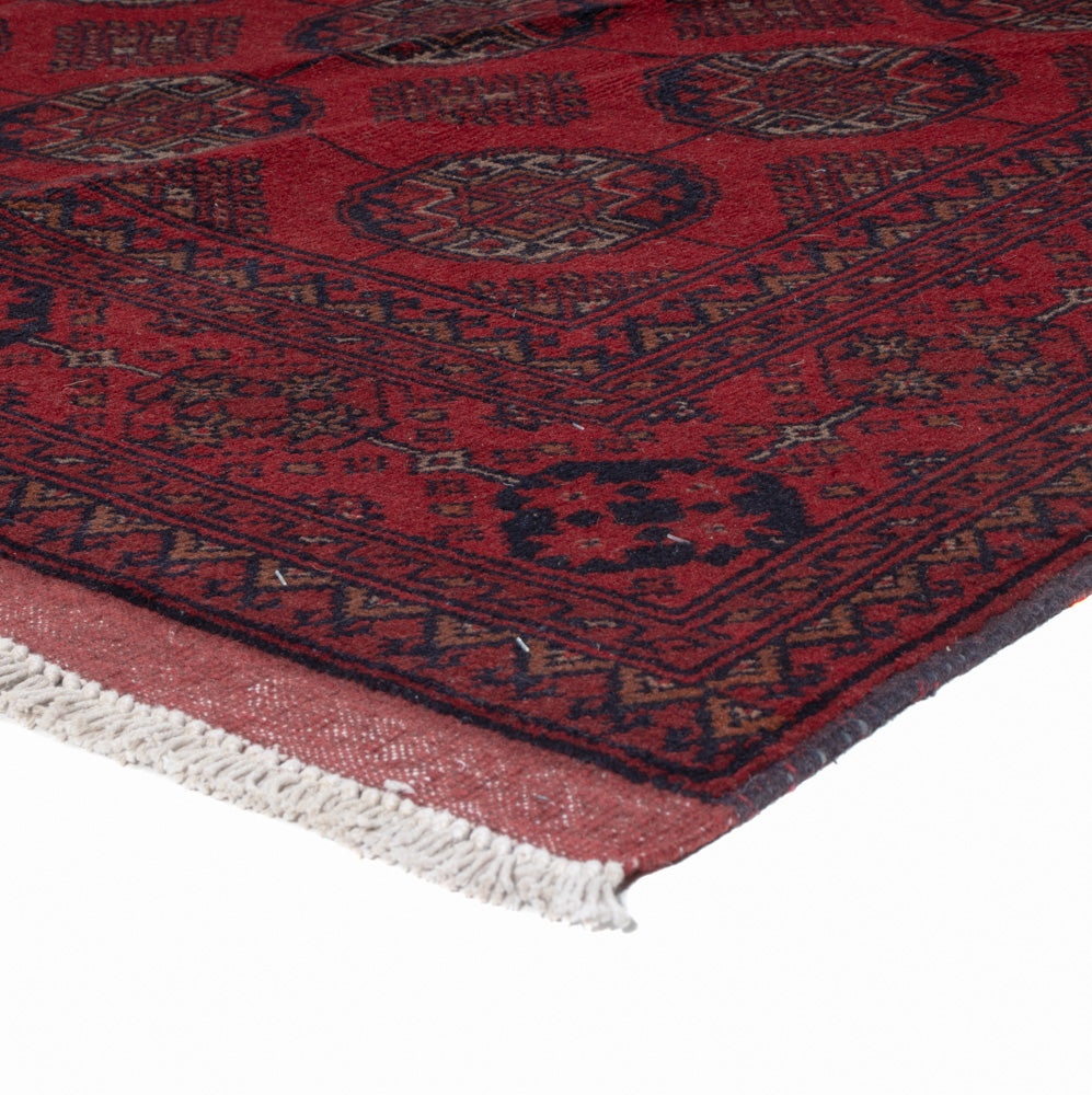 Afghan Rug - Kunduz - 199 x 150 cm - red