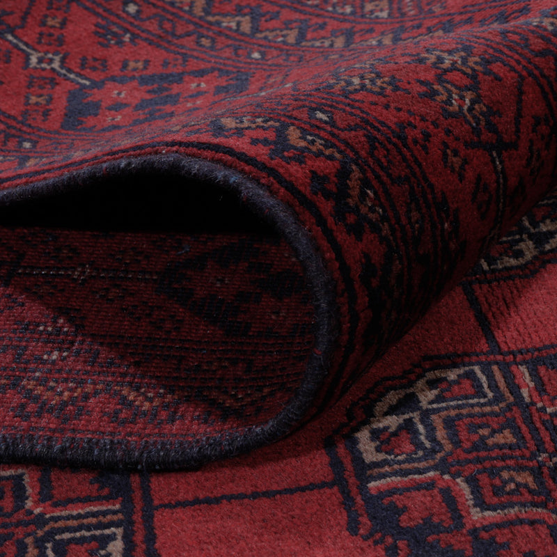 Afghan Rug - Kunduz - 199 x 150 cm - red