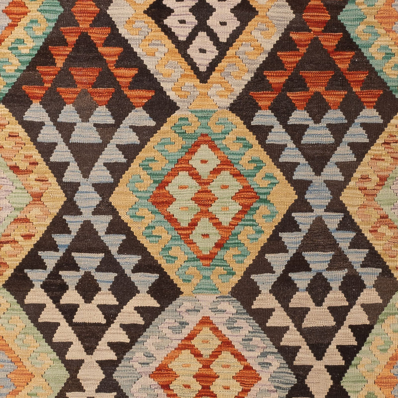 Kelim Rug - Splash - 353 x 241 cm - colorful