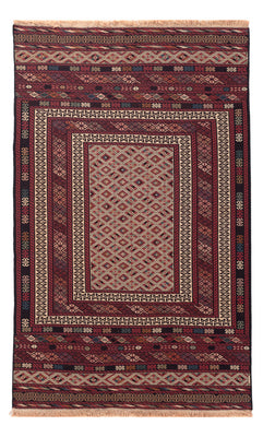 Kelim Rug - Oriental - 204 x 130 cm - multicolored
