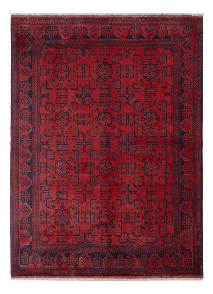 Afghan Rug - Kunduz - 236 x 175 cm - red