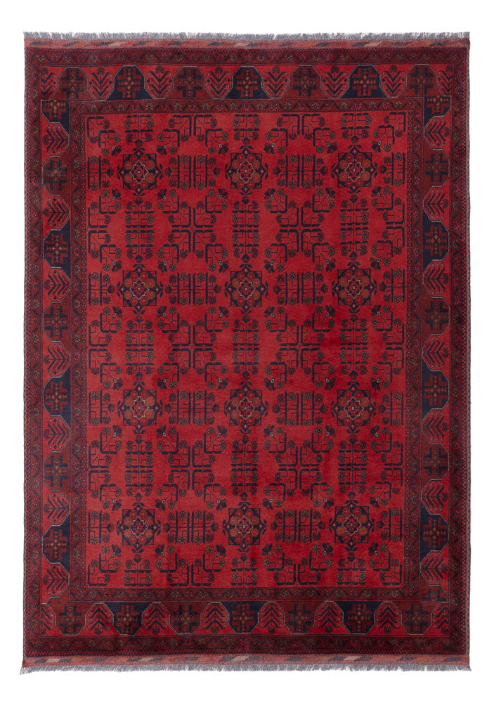 Afghan Rug - Kunduz - 232 x 169 cm - red