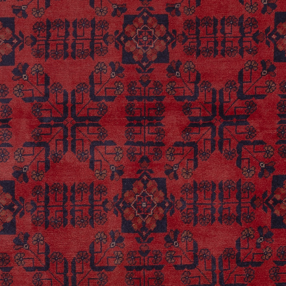 Afghan Rug - Kunduz - 233 x 178 cm - red