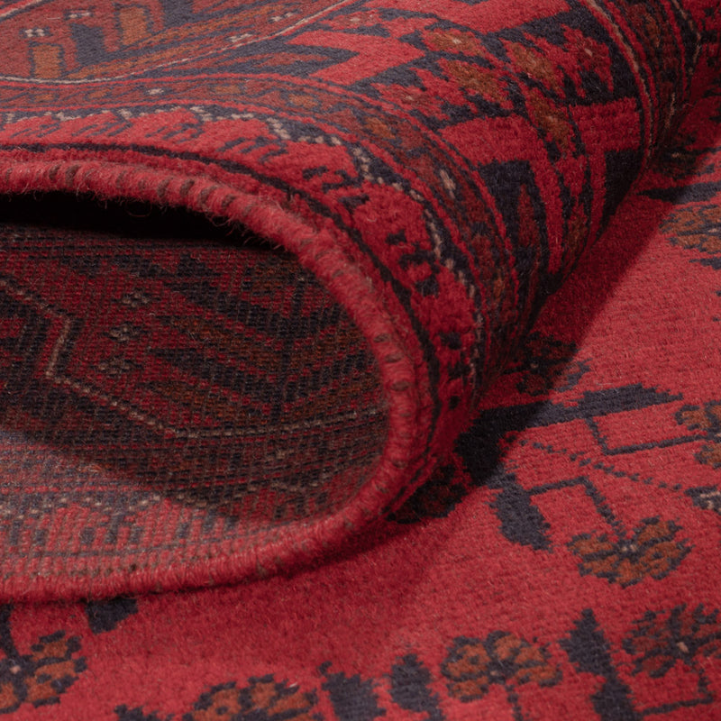 Afghan Rug - Kunduz - 231 x 173 cm - red