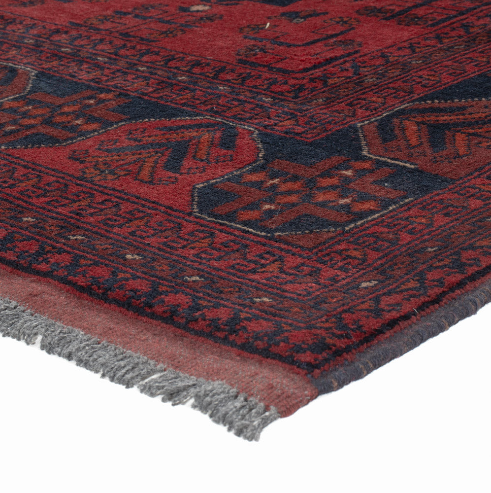 Afghan Rug - Kunduz - 203 x 154 cm - red