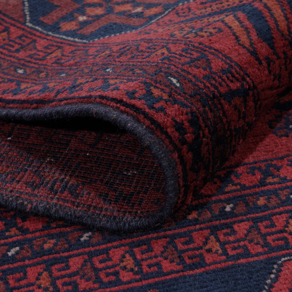 Afghan Rug - Kunduz - 203 x 154 cm - red