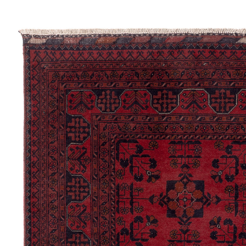 Afghan Rug - Kunduz - 196 x 151 cm - red