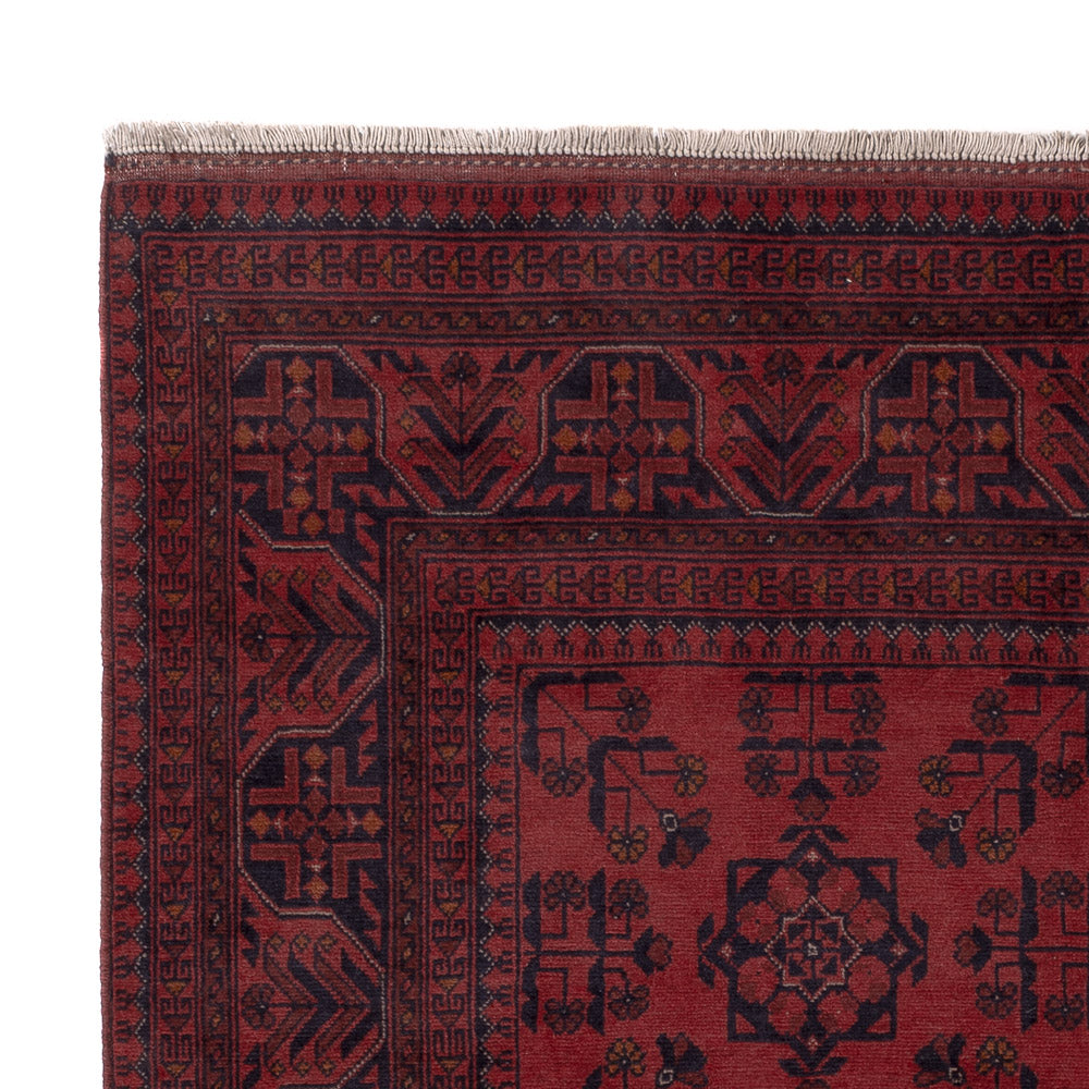 Afghan Rug - Kunduz - 200 x 153 cm - red