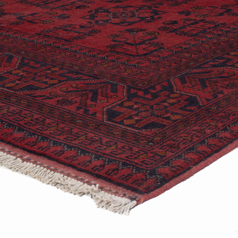 Afghan Rug - Kunduz - 200 x 153 cm - red
