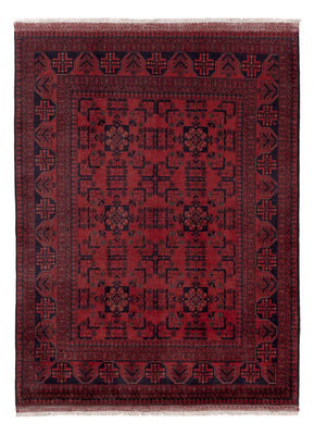 Afghan Rug - Kunduz - 203 x 151 cm - red