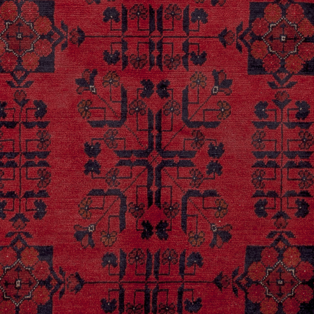Afghan Rug - Kunduz - 200 x 150 cm - red