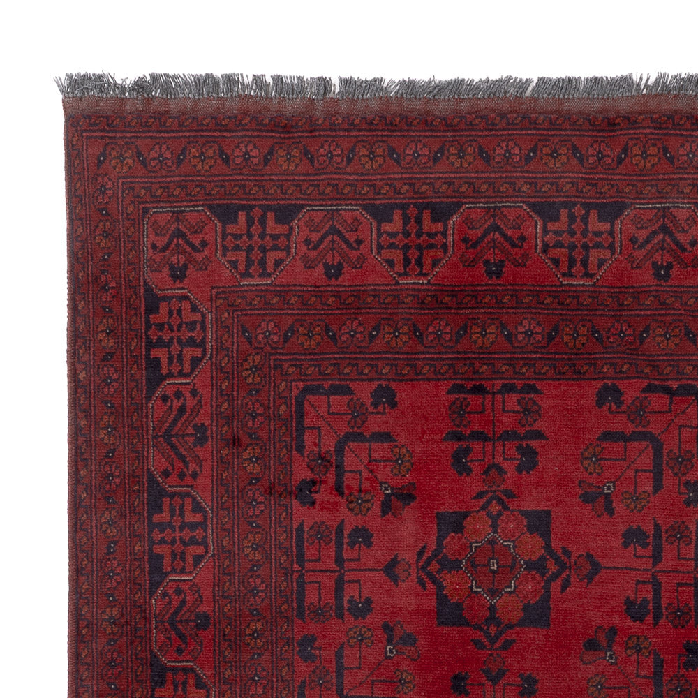 Afghan Rug - Kunduz - 200 x 150 cm - red