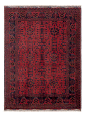 Afghan Rug - Kunduz - 196 x 148 cm - red