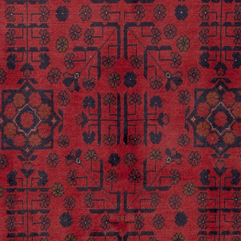 Afghan Rug - Kunduz - 196 x 148 cm - red