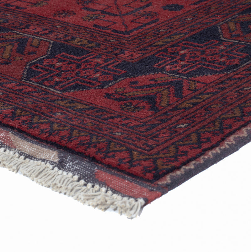 Afghan Rug - Kunduz - 196 x 148 cm - red