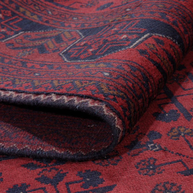 Afghan Rug - Kunduz - 196 x 148 cm - red