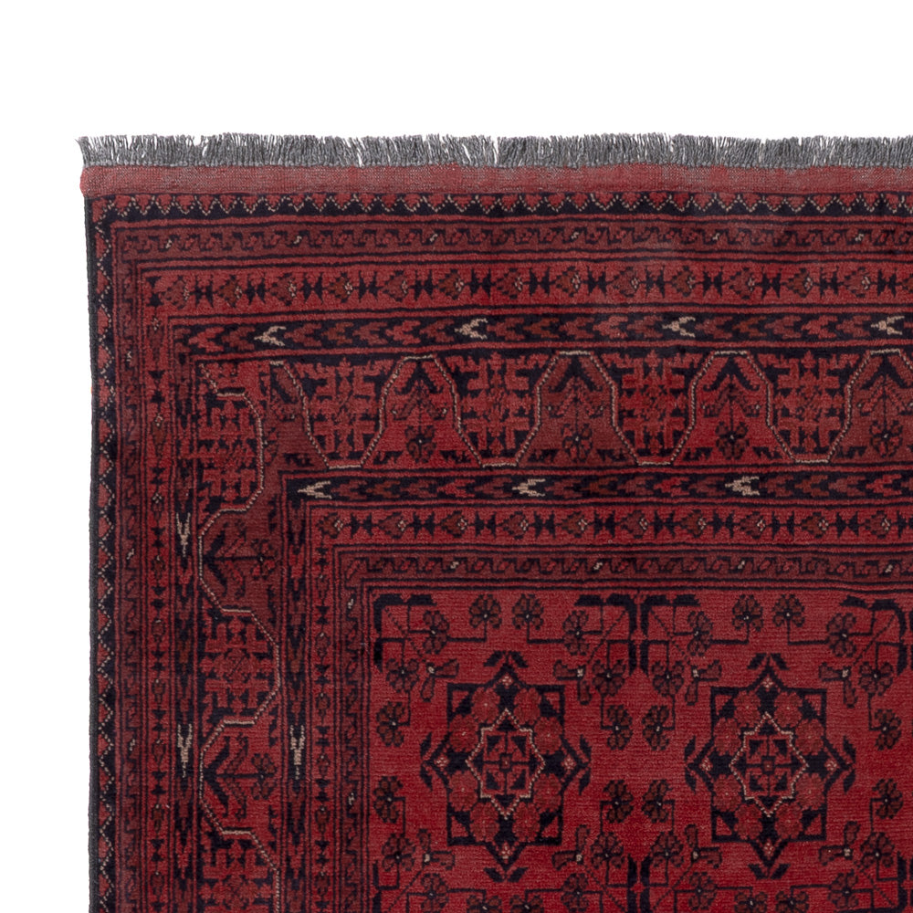 Afghan Rug - Kunduz - 198 x 148 cm - red