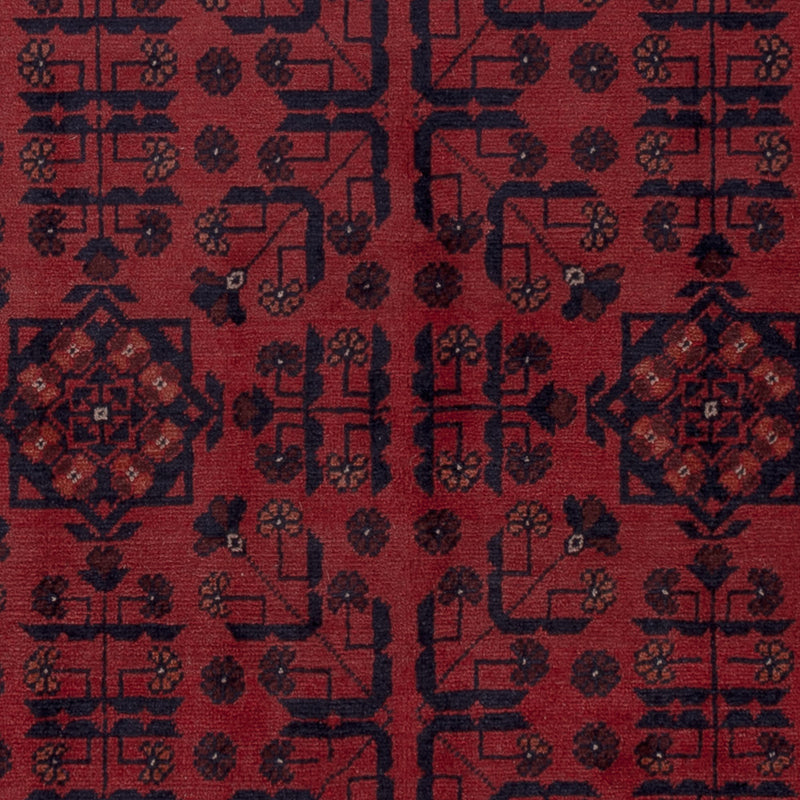 Afghan Rug - Kunduz - 201 x 148 cm - red