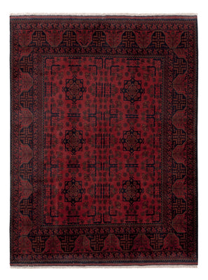 Afghan Rug - Kunduz - 195 x 150 cm - red