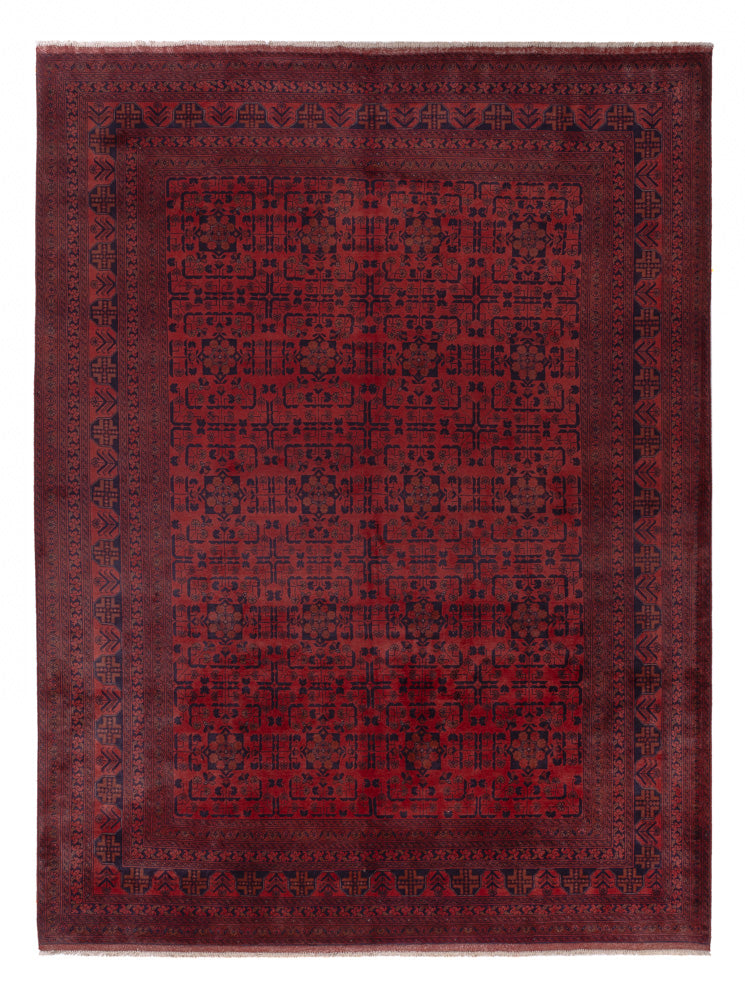 Afghan Rug - Kunduz - 345 x 253 cm - red