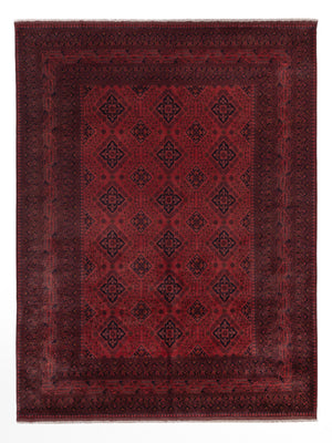 Afghan Rug - Kunduz - 345 x 251 cm - red