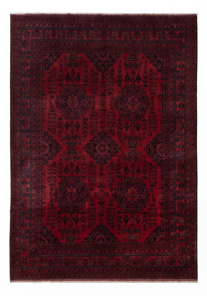 Afghan Rug - Kunduz - 361 x 251 cm - red