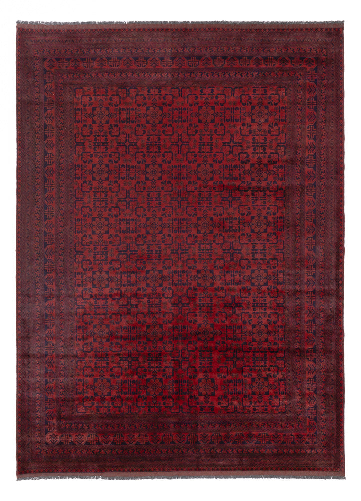 Afghan Rug - Filpa - 347 x 253 cm - red