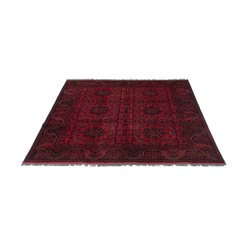 Afghan Rug - Kunduz - 193 x 150 cm - red