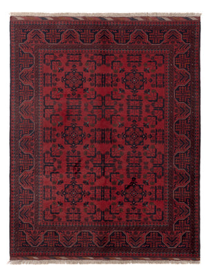 Afghan Rug - Kunduz - 191 x 155 cm - red