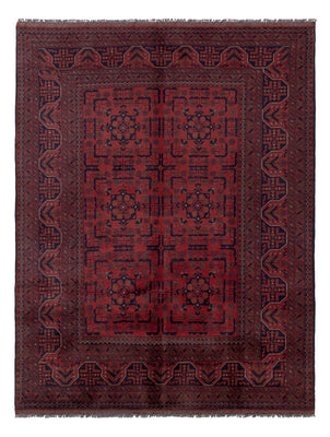 Afghan Rug - Kunduz - 197 x 151 cm - red