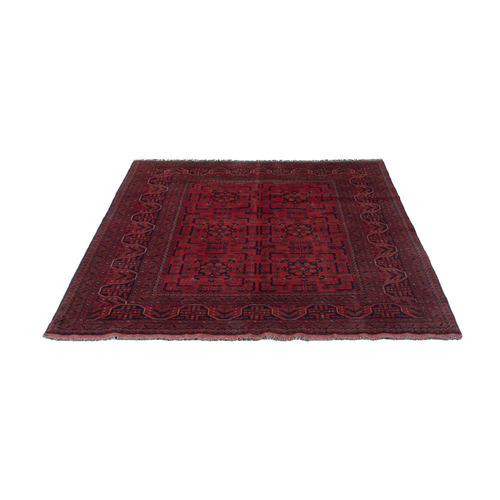 Afghan Rug - Kunduz - 197 x 151 cm - red
