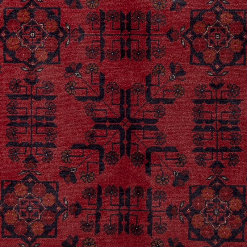 Afghan Rug - Kunduz - 196 x 150 cm - red