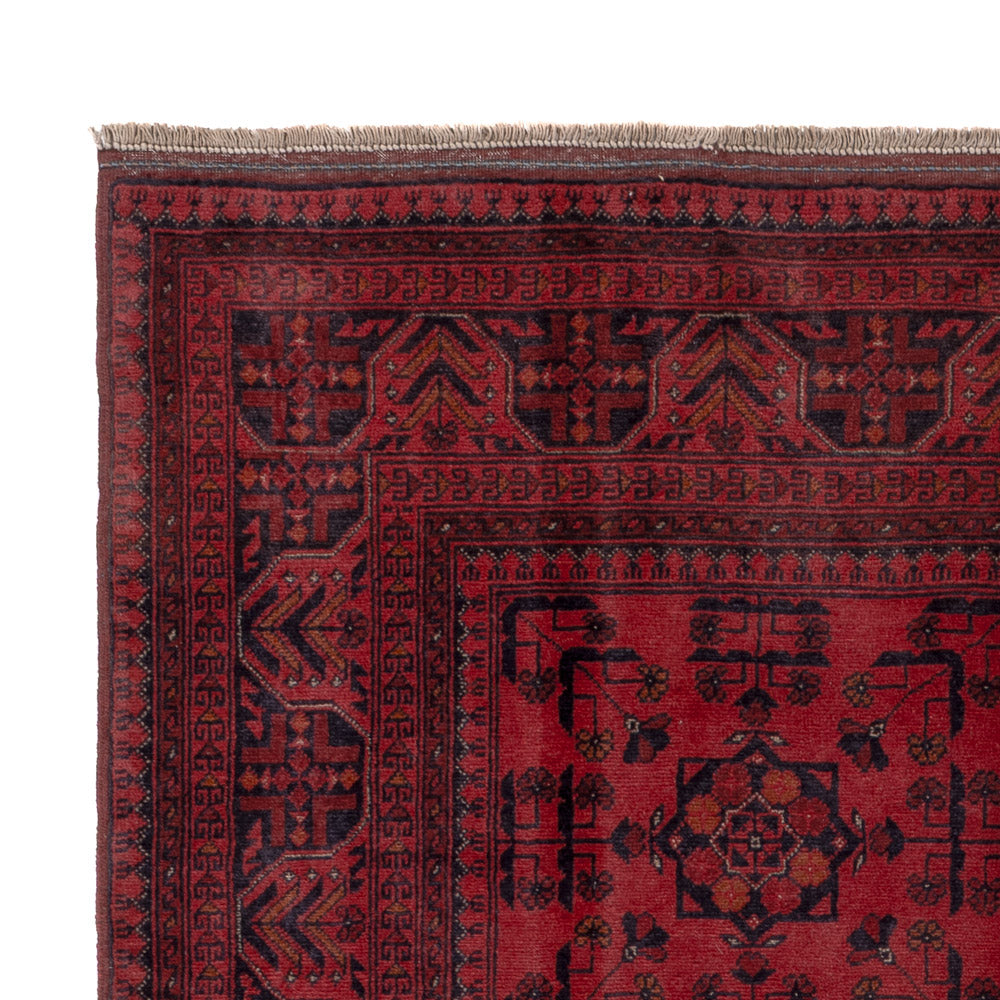 Afghan Rug - Kunduz - 196 x 150 cm - red