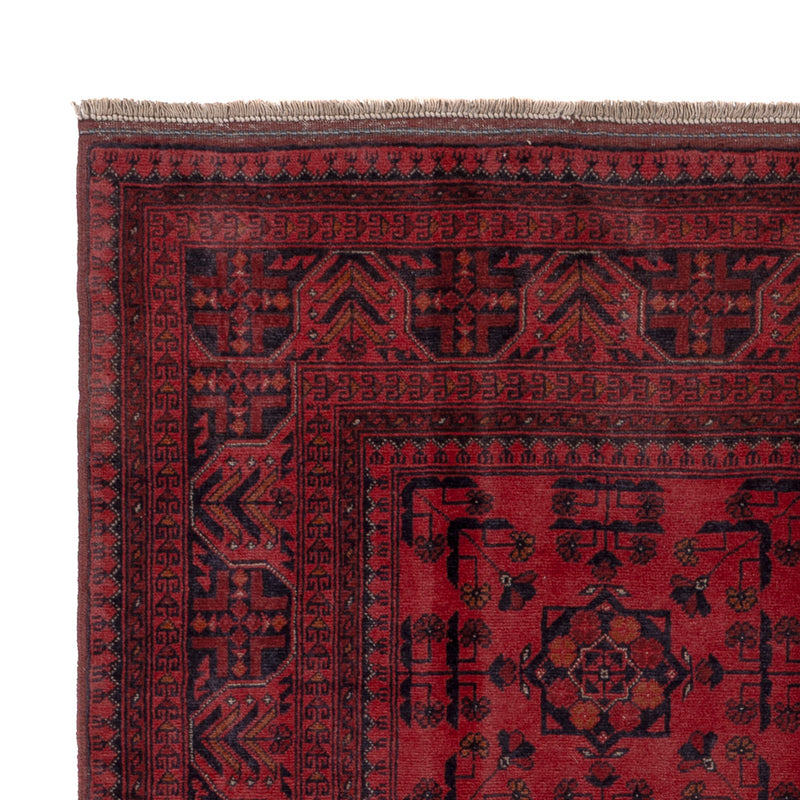 Afghan Rug - Kunduz - 196 x 150 cm - red