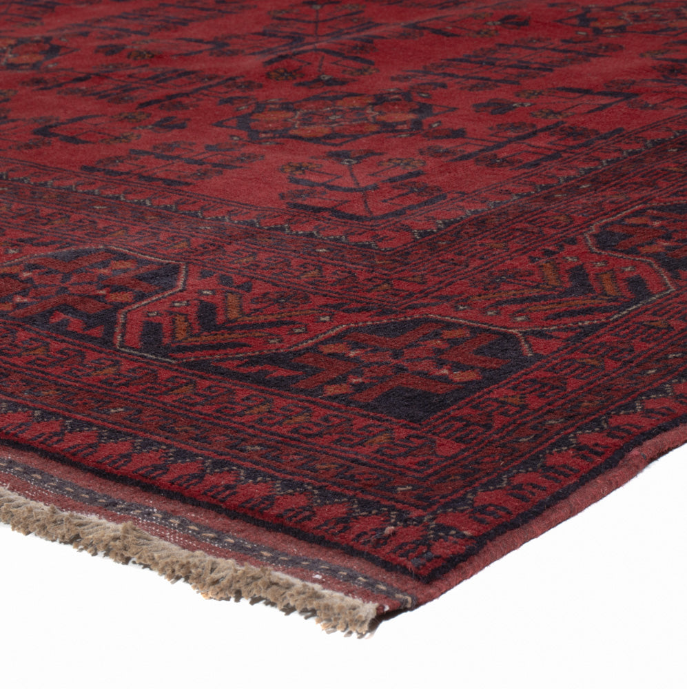 Afghan Rug - Kunduz - 196 x 150 cm - red