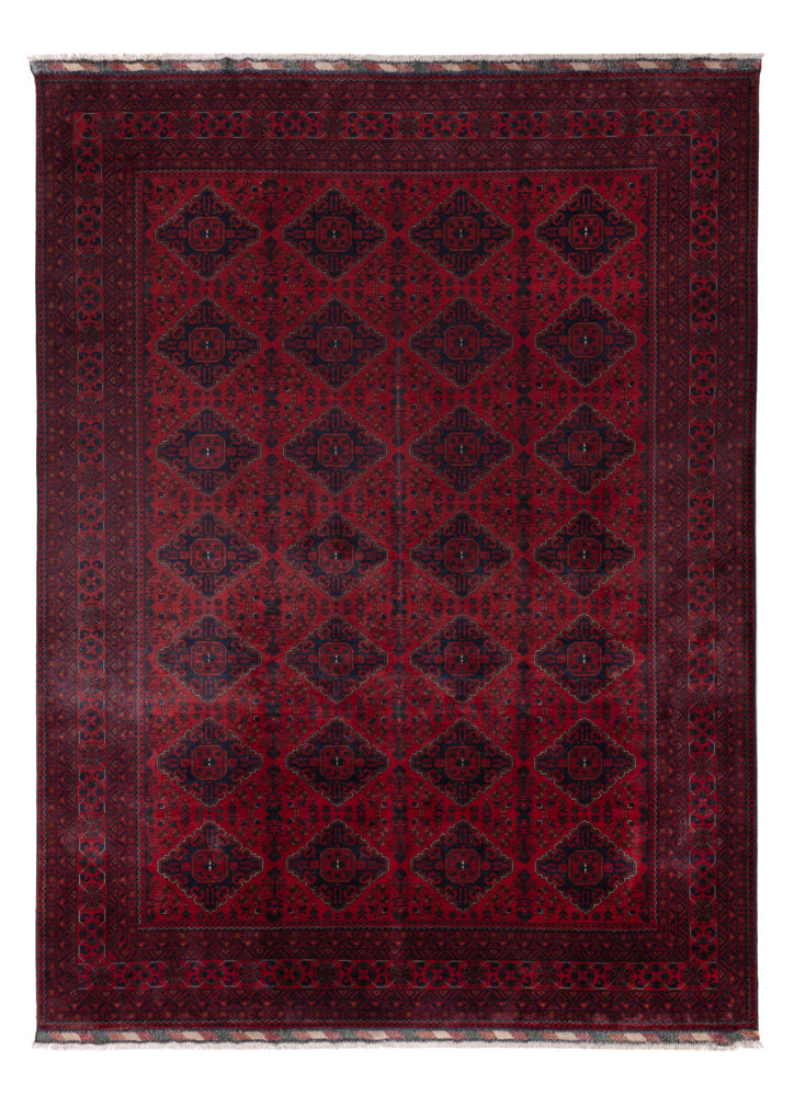Afghan Rug - Kunduz - 346 x 249 cm - red